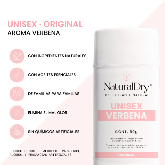 Desodorante unisex en barra