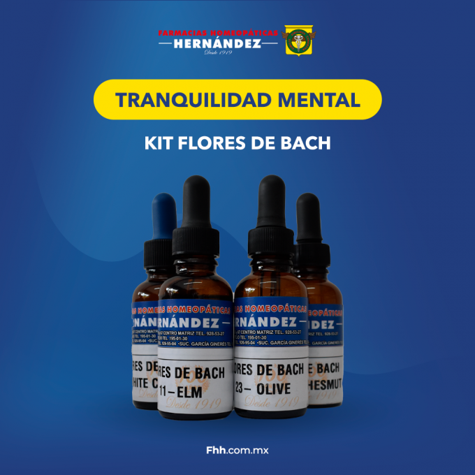 Kit de Flores de Bach para Tranquilidad Mental