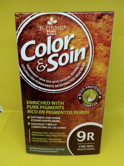 Tinte 9R Color Rojo Fuego