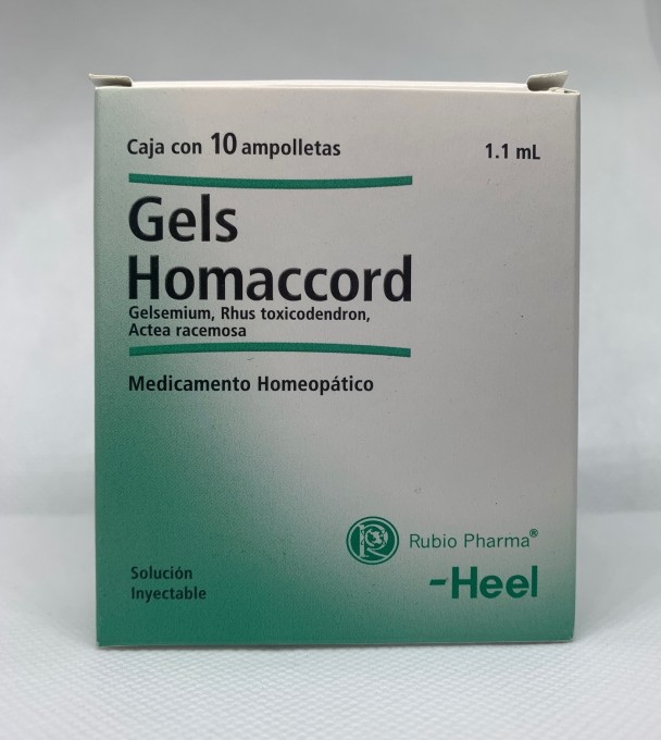 Gels Homaccord ampolleta