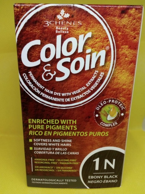 Tinte 1N Color Negro Ebano