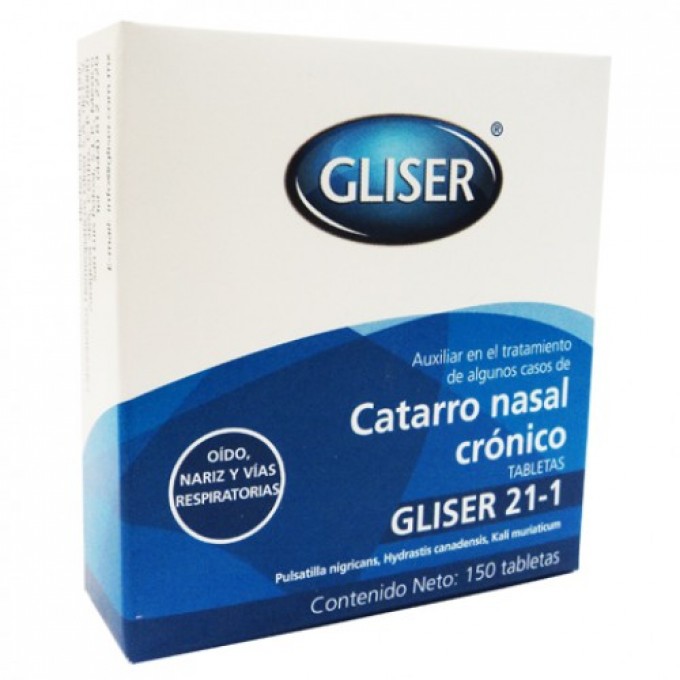 Gliser #21-1 Catarro Nasal Crónico