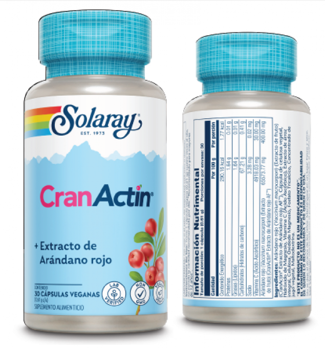 CranActin® Extracto de Arándano rojo (Vaccinium macrocarpon) Suplemento alimenticio